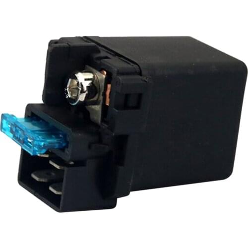 Premium Starter Relay Solenoid for Yamaha FZ 16 Motorcycle Accessories ABS Plastic and Metal Black
