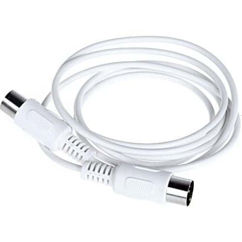 MIDI Extension Cable to Male 5 Pin 1.5/4.95FT High Quality 5 Pin Male to 5 Pin Male MIDI Extension Cable