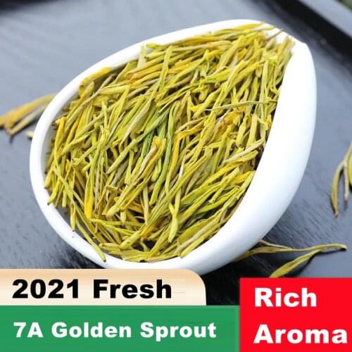 2021 Spring Anji Bai Cha Golden Buds 5A Chinese An Ji Wthie Cha for Lose Weight Tea Green Health Care Loss Slimming Tea