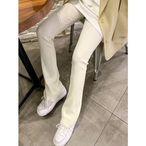 Maternity Pants Spring and Autumn New High Waist Vertical Show Thin Big Size Underbelly Bottom Trousers Corduroy Micro