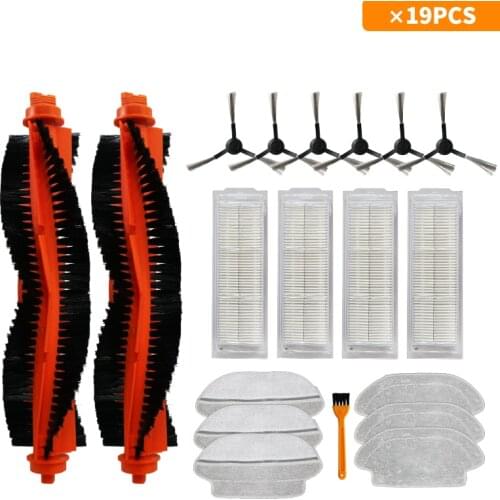 Replacement Parts HEPA Filter Roller brush for Xiaomi Mijia STYJ02YM Robot Vacuum Cleaner Parts Side brush Mop Cloth Kits
