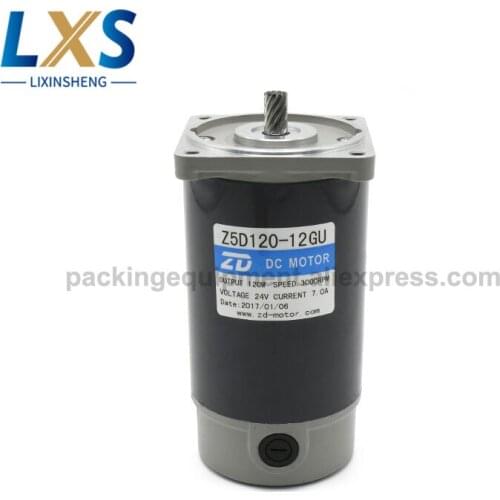 ZD 120W DC Brush Motor Z5D120-24GU-30S/Z5D120-24GU-18S Assembly Line with Gearhead 5GU3~200K