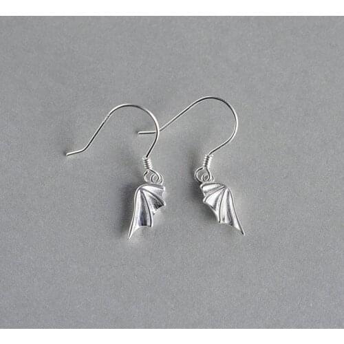 925 sterling sv angel wings fashion exaggerated earrings fashion street fashion womens clothing gift accessories