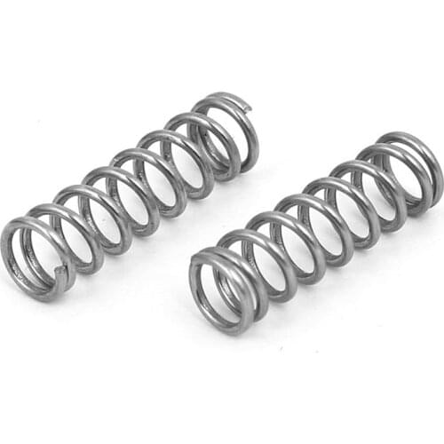 100pcs 304 stainless steel compression spring Repair suit Return spring wire diameter 0.3mm Outer diameter 3-6mm Length5-30mm