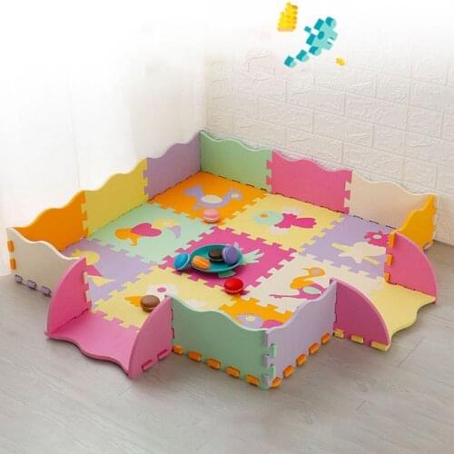 25 Pcs Baby Play Mat Toddler Kid Indoor Exercise Interlocking Floor Tiles Soft EVA Foam Floor Playmat