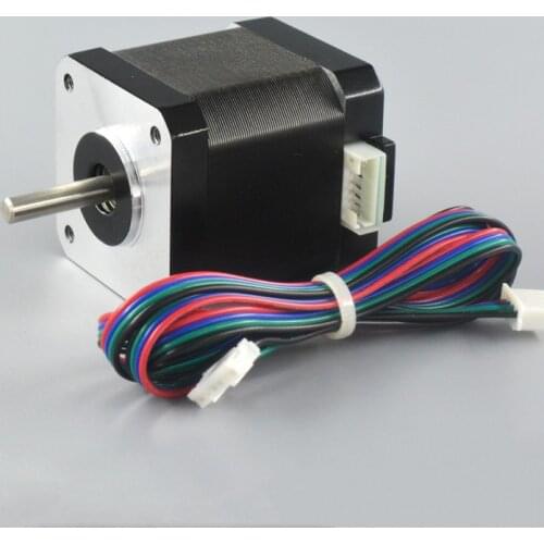 1pc Nema 17 4-lead stepper motor length 48mm 1.5A 0.55N.M 42 motor Nema17 stepper 42BYGH48 for DIY 3D printer CNC XYZ