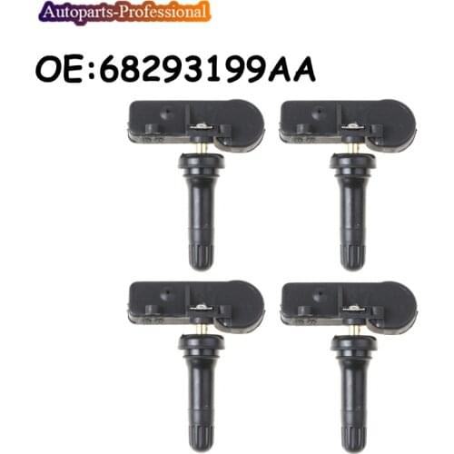 4 pcs/lot Car accessories TPMS Tire Pressure Monitoring Sensor 433MHZ For 2019 D odge Ram 1500 DT 68293199AA