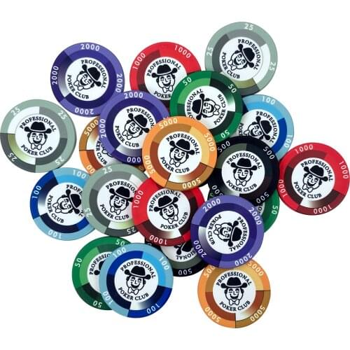 43mm Professional Casino Poker Chip of 12g Ceramic Pokerchips Factory
