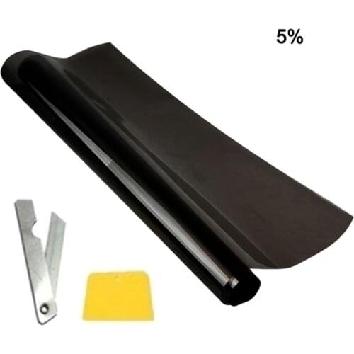 50cm X 3m Car UV Protector Foils Sticker Films 5/15/25/35/50 Percent VLT Window Tint Film Daytime Privacy Sun Shade Film W91F