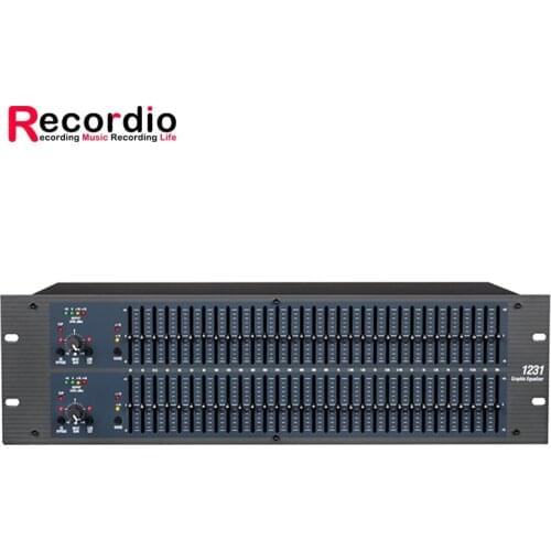 GAX-1231 dj equipment audio equipment audio sound system Graphic equalizer Dual Channel 31 Band Karaoke 1231 Equalizer