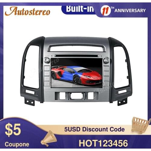 For Hyundai Santa Fe 2012-2015 Auto Radio Stereo Multimedia Player DSP Auto DVD Player Android 10 GPS Navigation