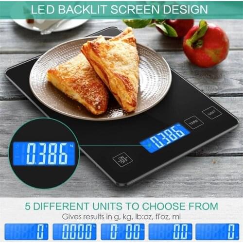 10kg/1g Digital Scales Electronic Timemore Food Housewares Kitchen Accessories Jewelry Weight Smart Measuring Gramera Tools