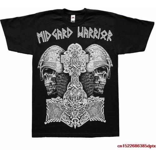 Gothic Shirt T-Shirt Viking Viking Valhalla Valhalla Odin Midgard Warrior