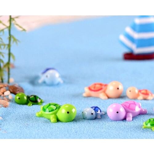 Simulation Resin Turtle Ornaments Fish Tank Turtle Tank Decoration Moss Micro Landscape Ornament Accessories