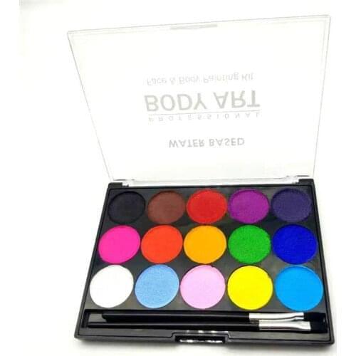 15 Color Facial Painting Body Art Makeup Stage Performance Parent-Child Entertainment Family Gathering