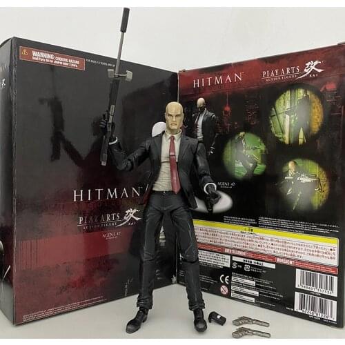 Hitman Play Arts KAI Collection Action Figure Model Toys With all Accessories