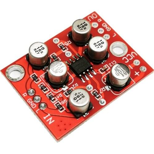 KYYSLB 33*25*8mm DC3-6V TDA1308 Preamp Board Audio Amplifier Module DIY Amplifier Modified Accessories Single Amplifier Board