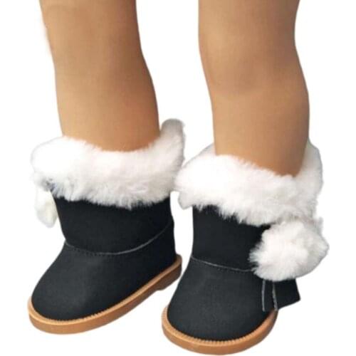 Fashion Winter shoes for 18" girl doll boots for baby dolls shoes