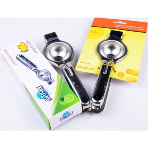 New Lemon Squeezer Stainless Steel, Manual Lime Citrus Press Squeezer,Metal Hand Kitchen Juicer Durable Duty Stainless Steel