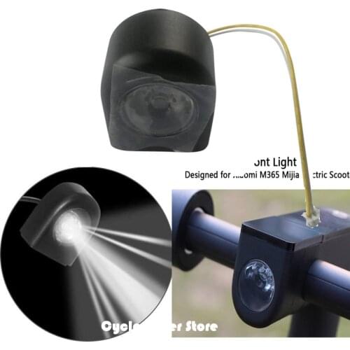 Electric Scooter Front Lamp LED Light Headlight Spotlight Long Range for Xiaomi M365 Mijia Replacement Repaired Accessories Part