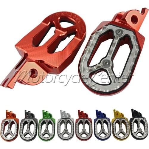 CNC Footpeg Motorcycle Foot Pegs Rests For Honda CRF 250R 450R 250X 450X 150R CR 125 250 CRF450R Dirt Bikes Aluminum Footrests