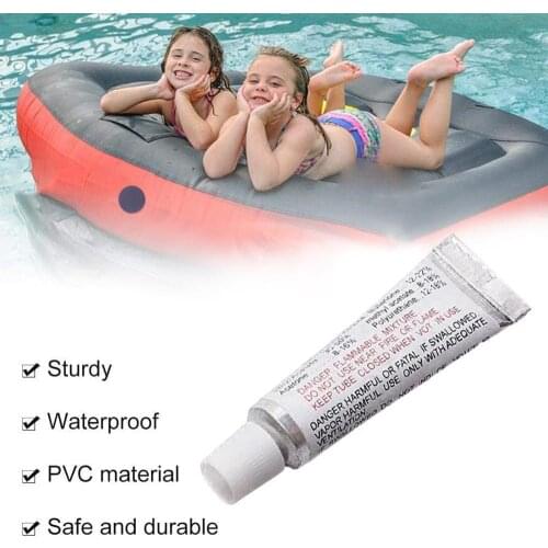 Inflatable Boat Repair Kit PVC Material Adhesive Patches for Waterbed Air Mattress Swimming Ring Toy Inflatable Boat Repair