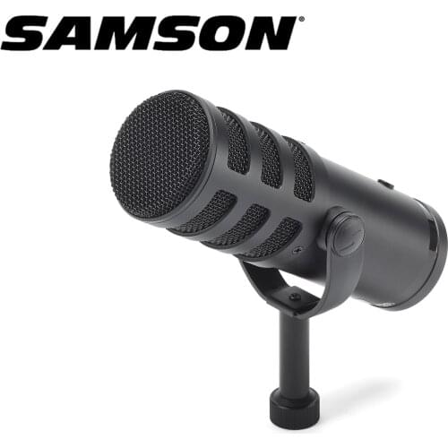 Samson Q9U 24bit/96kHz XLR / USB Dynamic Broadcast Microphone for broadcast, podcast, stream and live recording