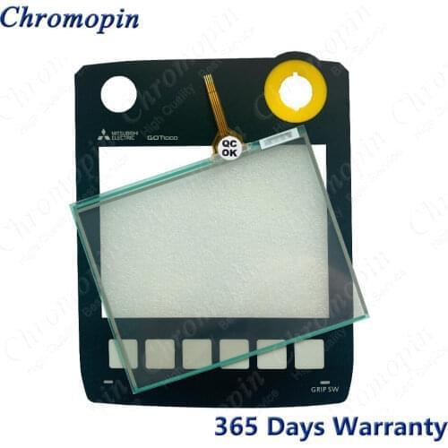 Touch Screen Panel Glass Digitizer for Mitsubishi GT1455HS-QTBDE GT1455HS-QMBDE Touchscreen with Front Overlay Protective Film