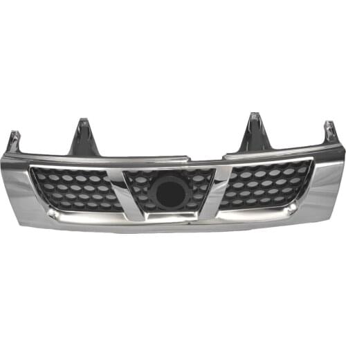 Modified For NAVARA Grill Mesh For NAVARA D40 2005 2006 2007 2008 2009 2010 2011 2012 Front Racing Grills Bumper Grilles Cover