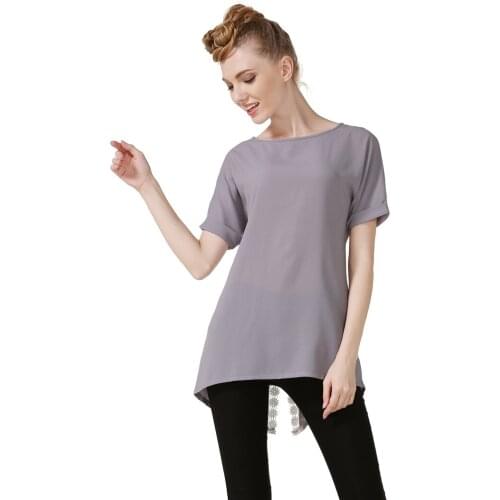 SHSHDHZX Women's Shirts With Embroidery