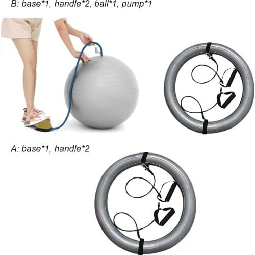 Gym Yoga Ball Base Anti Slip Explosion Proof PVC Yoga Ball Base Ring Exercise Thickened Stable Home Fitness Balance Fixed Ring