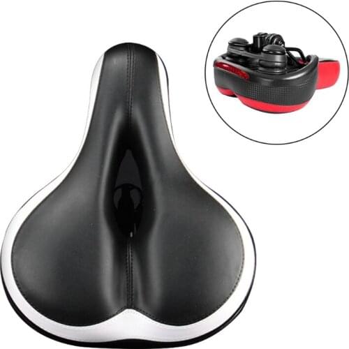 A5KC Breathable Bicycle Saddle Absorbing Ball Cushion Nylon Fiber Leather SurfaceShock Absorbing Ball Cycling Seat