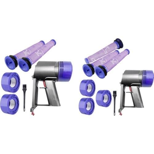 Hepa Filter Main Body Accessories for Dyson V8 Robot Vacuum Cleaner Replacement Motor Housing Pre Post Filter Part