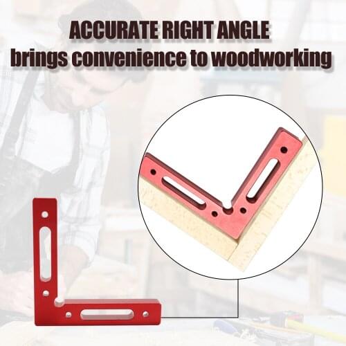 2pcs Aluminum Alloy Precisio n 90°Right Angle Positioning Block Jig for Wood Working Precise