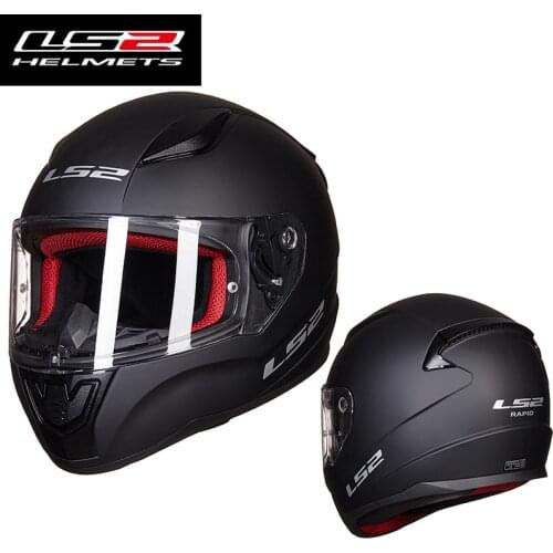 Winter Men Women LS2 FF353 Full Face Motorcycle ECE Casco Moto Motocross Motorbike Dirt BikeHelmet Vintage