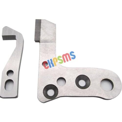 1set #H004131+H004137 Upper&Lower knife FIT FOR Pfaff 4842 Elna 604E,644,745,845
