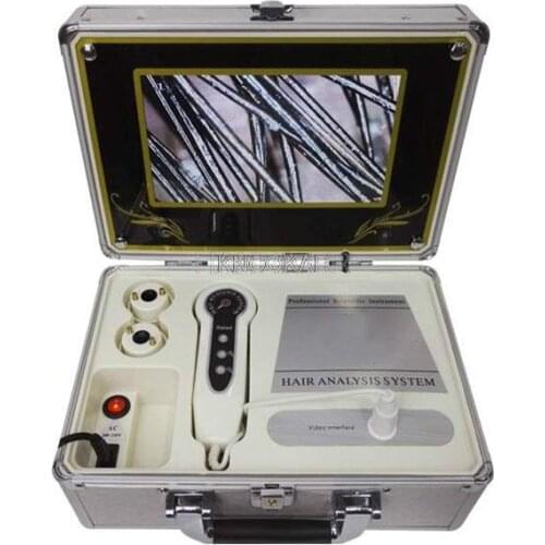 10 inches color skin detector Hair scalp hd facial skin analyzer, oily, acne, water, and fully tested hairdressing