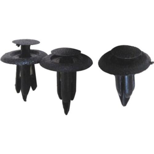 100pcs Car Clips Car Fender Plastic Fastener Push Clip Set Portable New