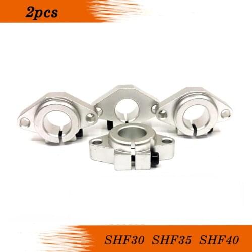 2pcs/lot Free shipping SHF30 SHF35 SHF40 30mm 35MM 40MM linear rail shaft support XYZ Table CNC Router