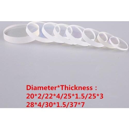 3pcs Laser Protection Lens 20*2/22*4/25*1.5/25*3/28*4/30*1.5 Round 30*5 Notched Quartz Metal Welding Fiber Cutting Machine Shiel