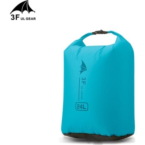 3F UL GEAR 210T Exhaust Drifting Bag Waterproof Bag For Rafting Sports Floating Storage Bags Folding Travel Kits 36L 24L 12L