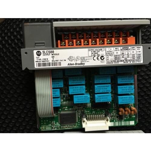 AB SLC500 PLC 1746-OW16