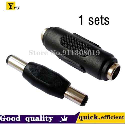 DC12V power adapter DC5.5*2.1mm double male and female DC through head to connector DC male and female to male and female head