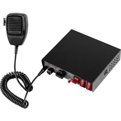 YHAAVALE 200W Car Police Siren,CJB9 tone Wired Amplifier with Handheld Mic,Electronic Emergency Warning PA System for Vehicle