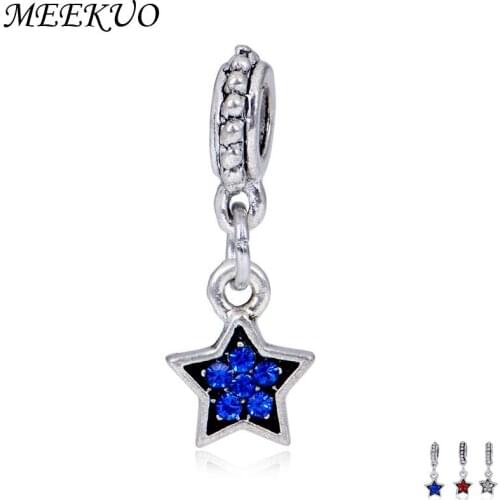 Openwork Moon and Star Goodnight Charm Beads fit Bracelet DIY Jewelry Valentine Day Gift