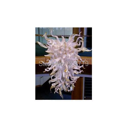 Free Shipping 100% Handmade Blown Glass Modern Led Chandelier
