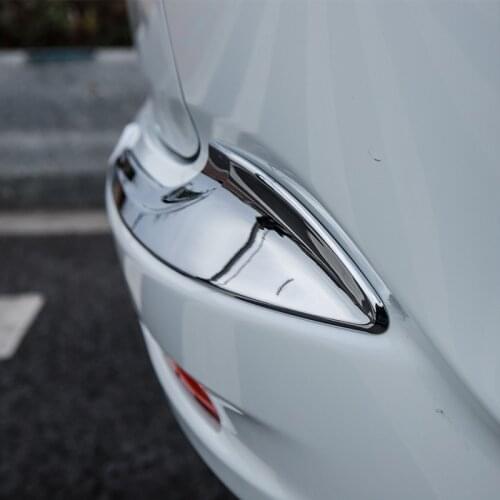 Lsrtw2017 shiny silver mirror surface abs car rear tailight trims for honda odyssey 2015 2016 2017 2018 accessories rc cornor