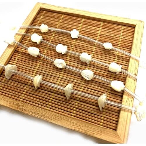 Natural Sea Shell Beads Carved Flower Shape Charm Ladies for DIY Craft Jewelry Making Fashion Bracelet Necklace Shell Wholesale