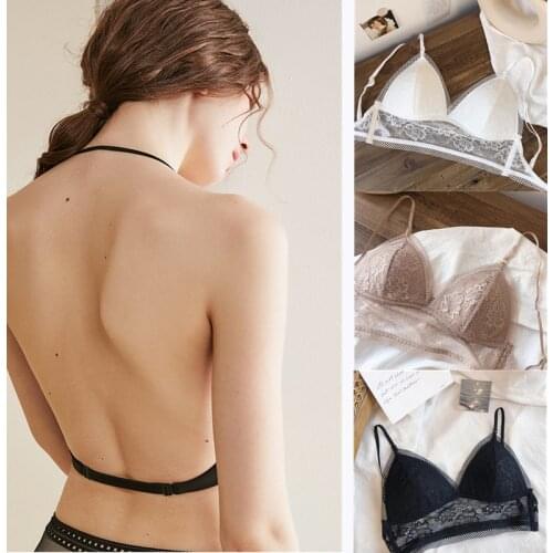 Sexy Bra Beauty Back 3 Styles Wireless U-Shape Big Backless Underwear Gather Push Up Lingerie Seamless Bralette push up bra