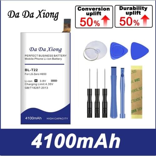 DaDaXiong 4100mAh BL-T22 BLT22 Battery for LG Zero H650 H650E
